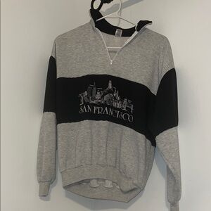 Gray and Black San Francisco Sweatshirt